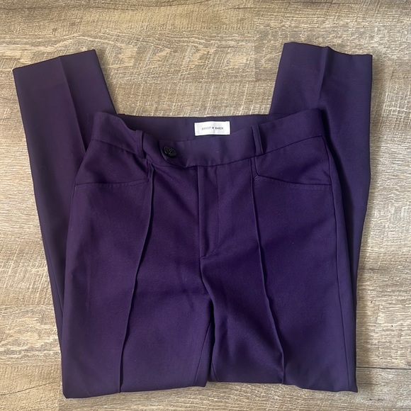 Men’s Ernest W. Baker Purple Trouser Pants Size Small / 46 - Picture 1 of 8